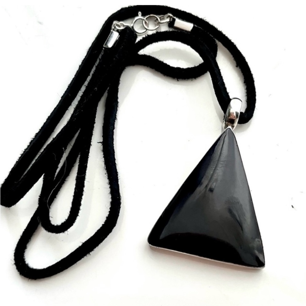 Vintage Delta Sterling Silver Pendant Necklace